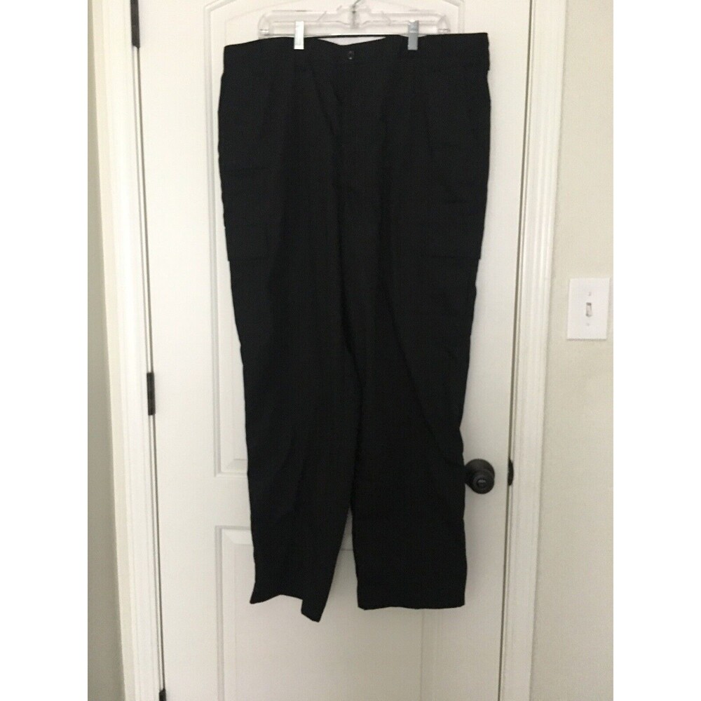 Wearguard Men's Cargo Casual / Work Pants Pockets Size 40x32 Black